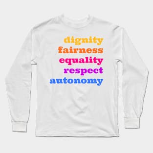 Human rights Long Sleeve T-Shirt